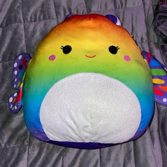 16” rainbow butterfly Squishmallow - brand new - Picture 1 of 2